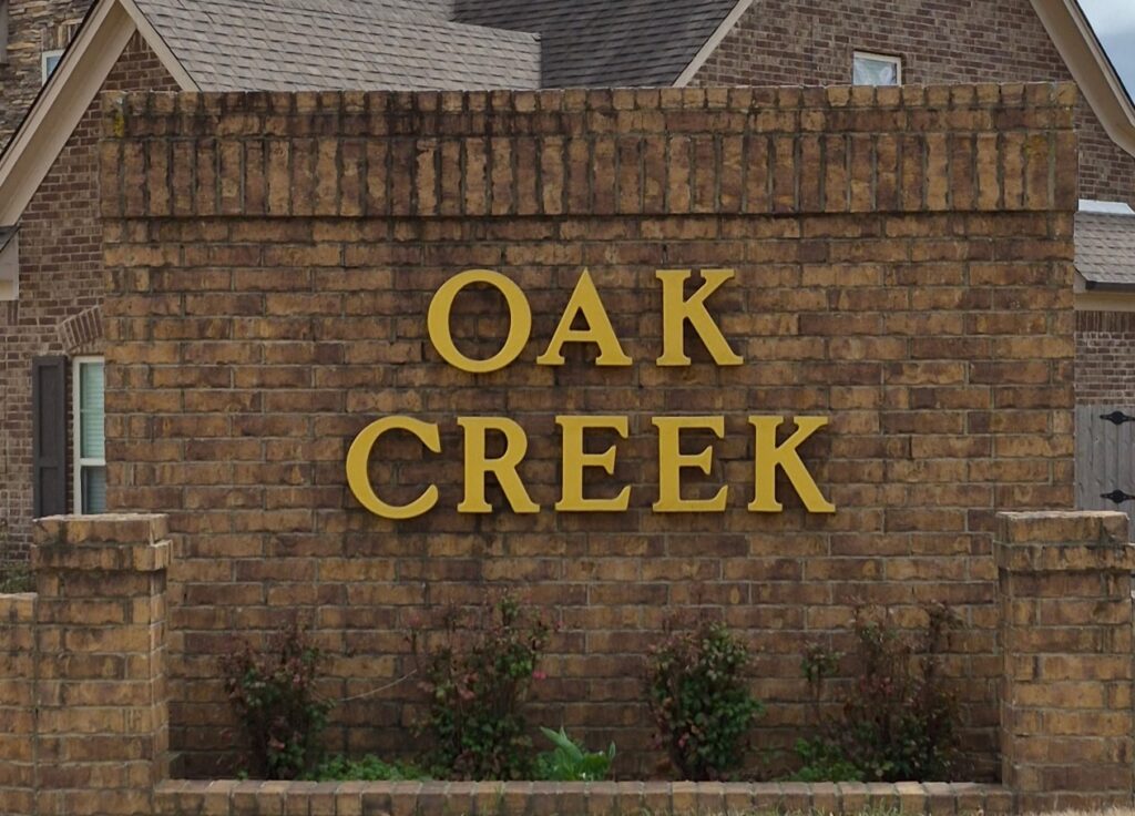 Atoka, TN Oak Creek subdivision 