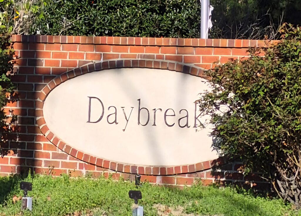 Daybreak Subdivision in Bartlett, TN