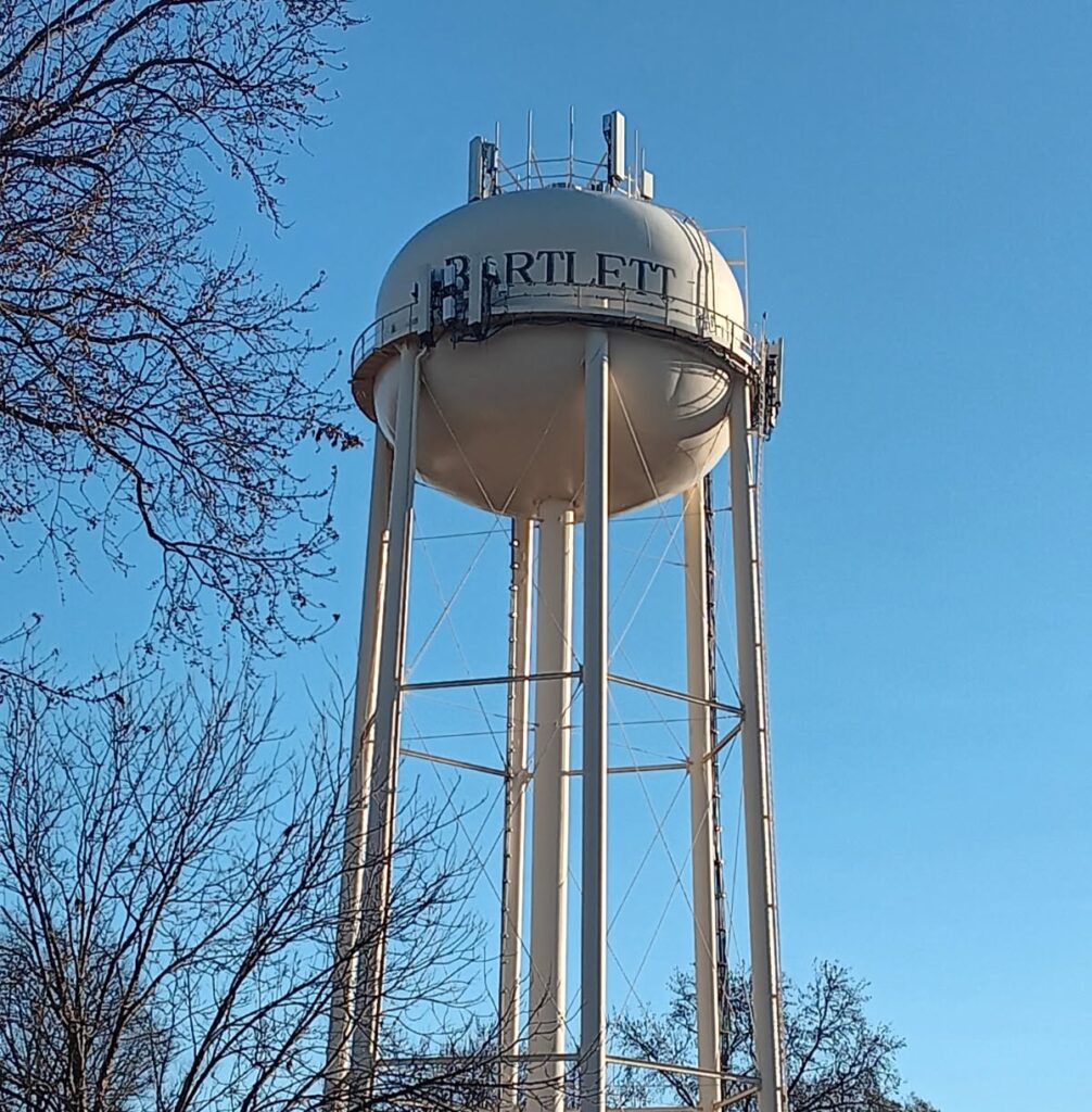 Bartlett, TN Water Tower. As a Local Realtor, I'm here to help.
